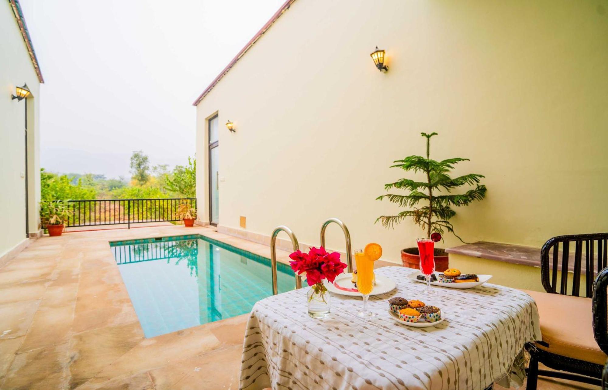 Guldaar Sariska - A Luxury Forest Resort Tehla Exteriör bild